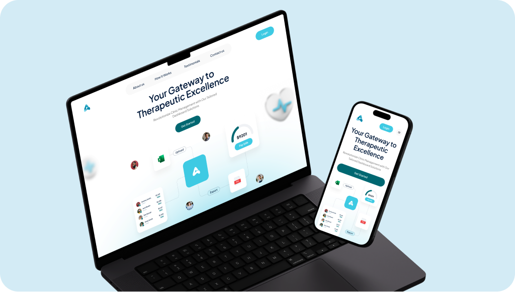 Alliance healthcare SaaS web design UX UI case study